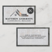 Logo "Real Anwesen" | Saat Hammer Visitenkarte (Vorne/Hinten)