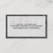 Logo "Real Anwesen" | Saat Hammer Visitenkarte (Rückseite)