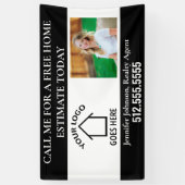 Logo-Realtor-Marketing für benutzerdefinierte Real Banner (Vertikal)