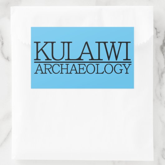 Logo Rechteckiger Aufkleber (Tasche)