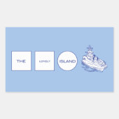 Logo Rechteckiger Aufkleber (Vorderseite)