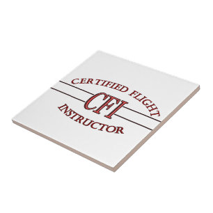 LOGO RED CSF ZERTIFIZIERTER FLUGZEUG FLIESE