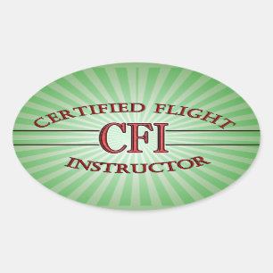 LOGO RED CSF ZERTIFIZIERTER FLUGZEUG OVALER AUFKLEBER