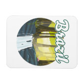 Logo Regenwald Brasilien Magnet (Horizontal)