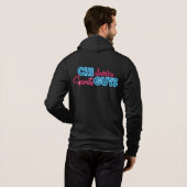 Logo-Reißverschluss-Sweatshirt Hoodie (Schwarz voll)