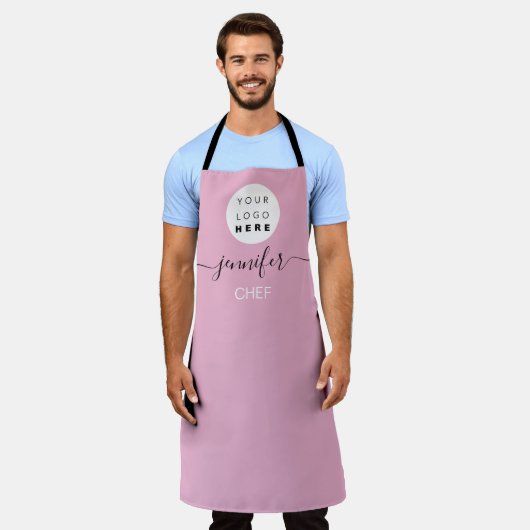 Logo Restaurant Bäckerei Catering Coffe Shop Cakes Schürze (Getragen)