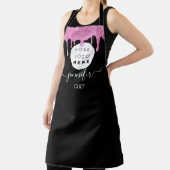 Logo Restaurant Bäckerei Catering Kuchen Rosa Trop Schürze (InSitu)