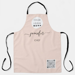 Logo Restaurant Bäckerei Catering Rose Kuchen Schürze