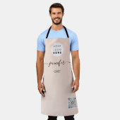 Logo Restaurant Bäckerei Catering Rose Kuchen Schürze (Getragen)