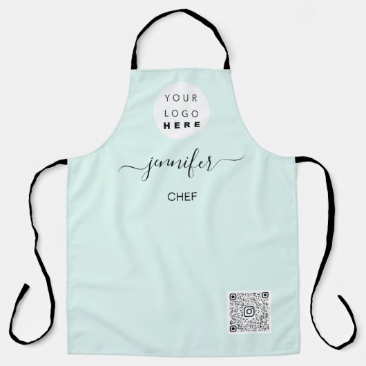 Logo Restaurant Bäckerei Catering Schürze (Vorderseite)