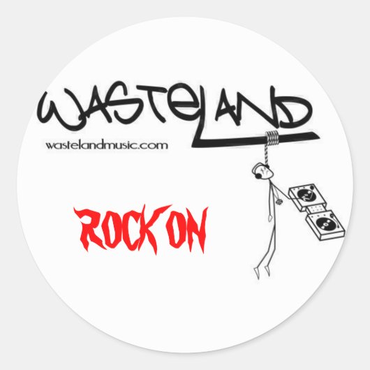LOGO/ROCK AUF DEN STICKER (Vorderseite)