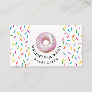 Logo rosa Donut Visitenkarte