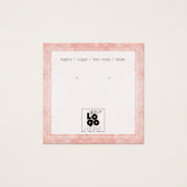 Logo-Rosa-Glitzer-Marbour-Ohrring-Anzeige hinzufüg (Vorderseite)