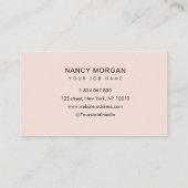 Logo Rosa Visitenkarte (Rückseite)