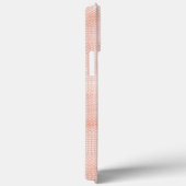 Logo-Rose Gold-Monogramm-Initialen Case-Mate iPhone Hülle (Rückseite / Rechts)