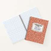 Logo-Rot für benutzerdefinierte Komposition Notizblock (Innenseite)