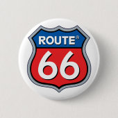 Logo "Route 66" Button (Vorderseite)