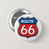 Logo "Route 66" Button (Vorne & Hinten)