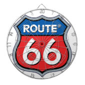 Logo "Route 66" Dartscheibe (vorne)