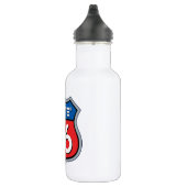 Logo "Route 66" Edelstahlflasche (Rechts)
