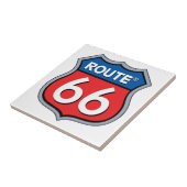 Logo "Route 66" Fliese (Seite)