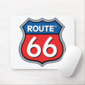 Logo "Route 66" Mousepad (Mit Mouse)