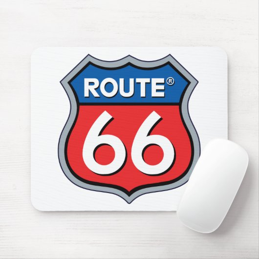 Logo "Route 66" Mousepad (Mit Mouse)