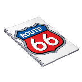 Logo "Route 66" Notizblock (Rechte Seite)