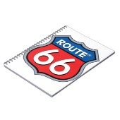 Logo "Route 66" Notizblock (Linke Seite)