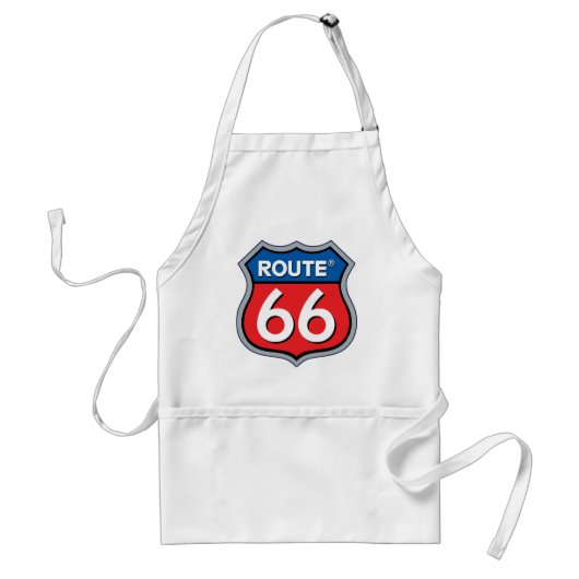 Logo "Route 66" Schürze (Vorne)