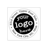 Logo-Rücksendeadresse für personalisierte Unterneh Gummistempel (Prägung)