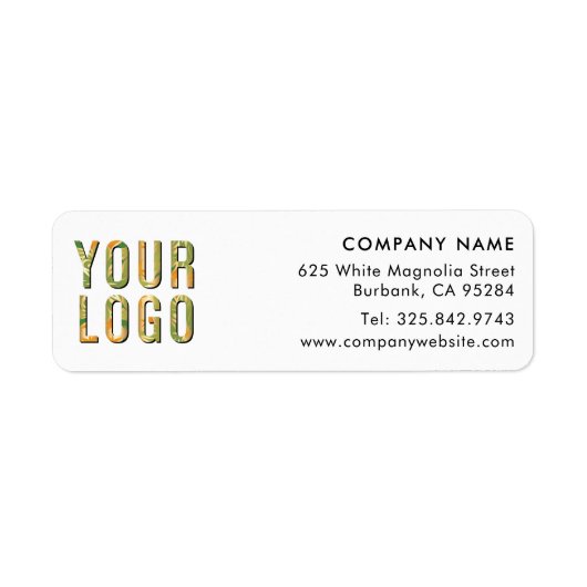 Logo-Rücksendeadresse für Unternehmen (Vorne)