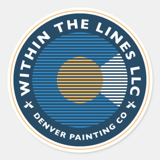 Logo Runder Aufkleber (Vorderseite)