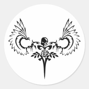 Logo Runder Aufkleber