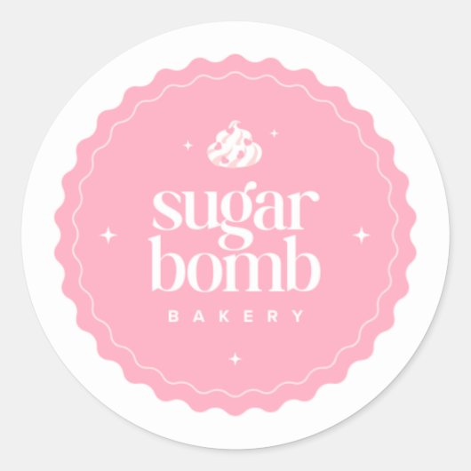 Logo Runder Aufkleber (Vorderseite)