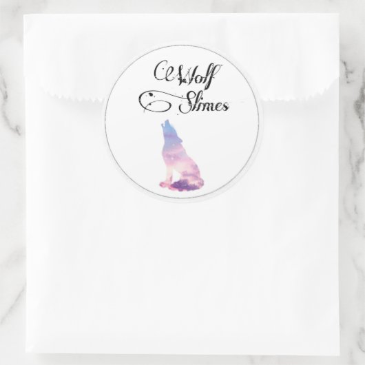 Logo Runder Aufkleber (Tasche)