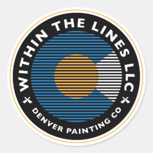 Logo Runder Aufkleber