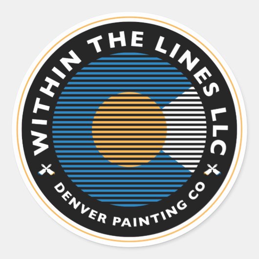 Logo Runder Aufkleber (Vorderseite)