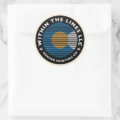 Logo Runder Aufkleber (Tasche)