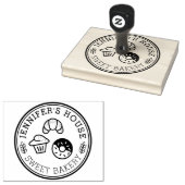 Logo-Rundschreiben für selbstgebackene Großbäckere Gummistempel (Stempel)
