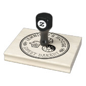 Logo-Rundschreiben für selbstgebackene Großbäckere Gummistempel (Stempel)
