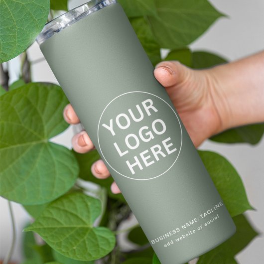 Logo "Sage Green" l Beruflich Business Thermosbecher