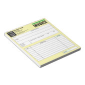 Logo, Sales Receipt Order Forms, Invoice Booklet Notizblock (angewinkelt)