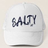 Logo "Salty AF" Truckerkappe (Vorderseite)