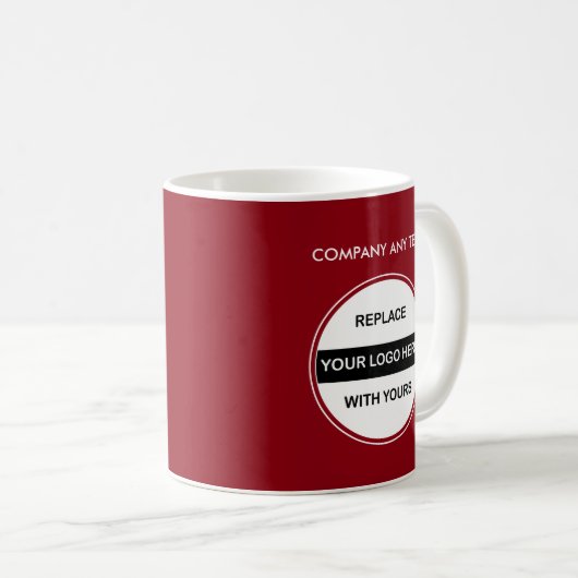 Logo-Schablonen-Tassen Kaffeetasse (VorderseiteRechts)