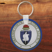 Logo-Schlüsselanhänger der Verteidigungsagentur fü Schlüsselanhänger (Vorderseite)