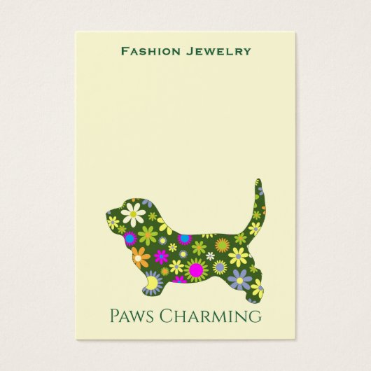 Logo-Schmuck-Display-Karten zum Stanzen (Vorderseite)