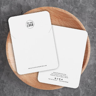 Logo-Schreibmaschinen-Halsketten-Anzeigekarte