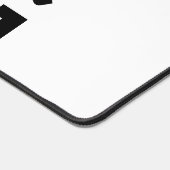 Logo-Schreibtisch - Logo oben Schreibtischunterlage (Ecke)