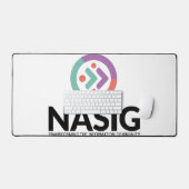 Logo-Schreibtisch - Logo oben Schreibtischunterlage (Tastatur & Maus)